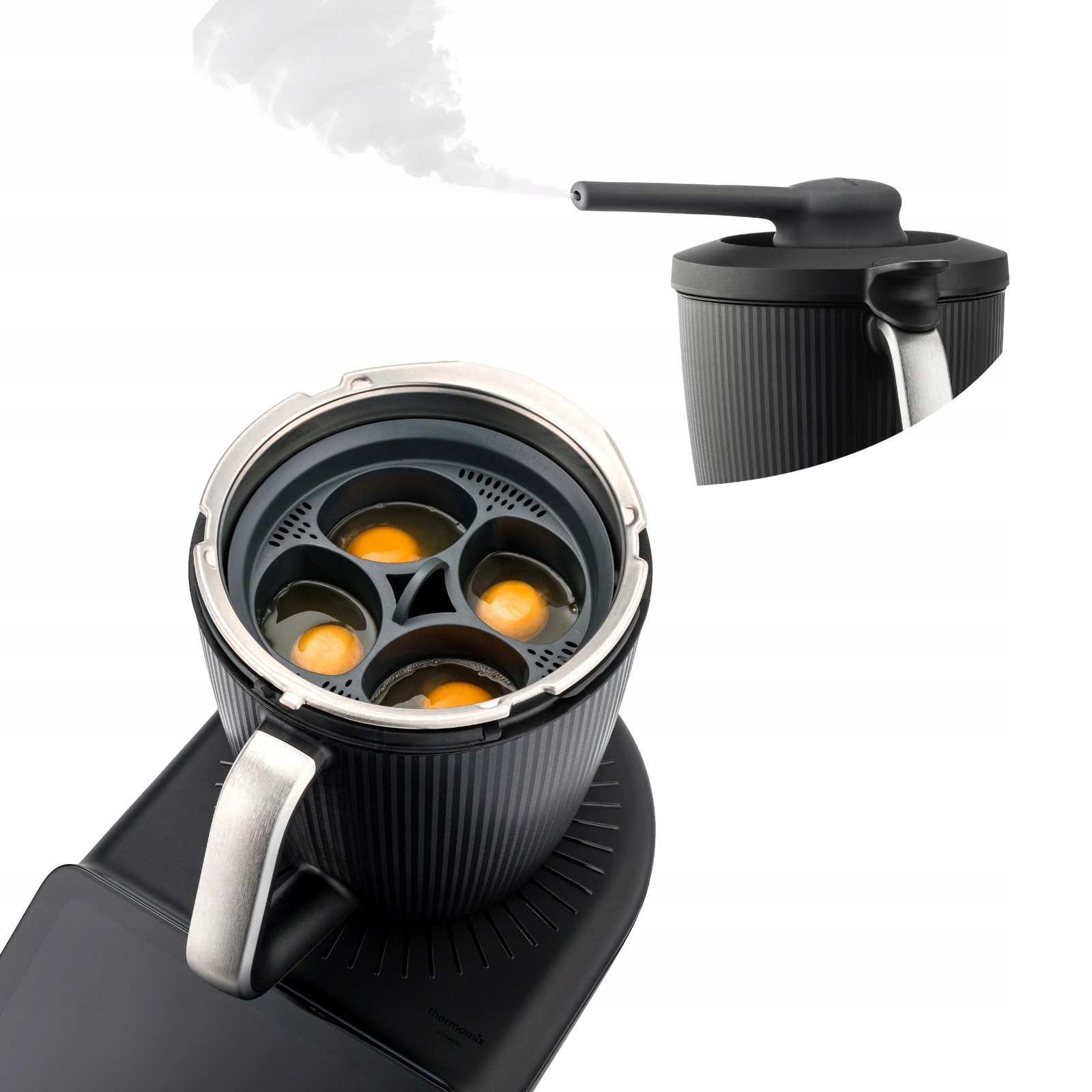 ZESTAW DO THERMOMIX TM7 | JAJKA W KOSZULKACH + OCHRONA MEBLI PRZED PARĄ