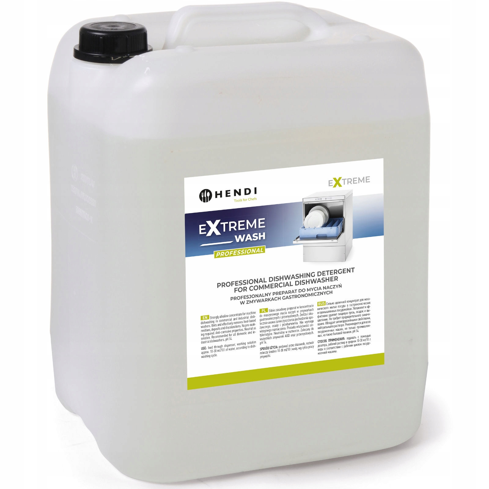 Profesionální Koncentrát Pro Mytí Nádobí V Gastro Myčkách Nádobí 20 L Hendi