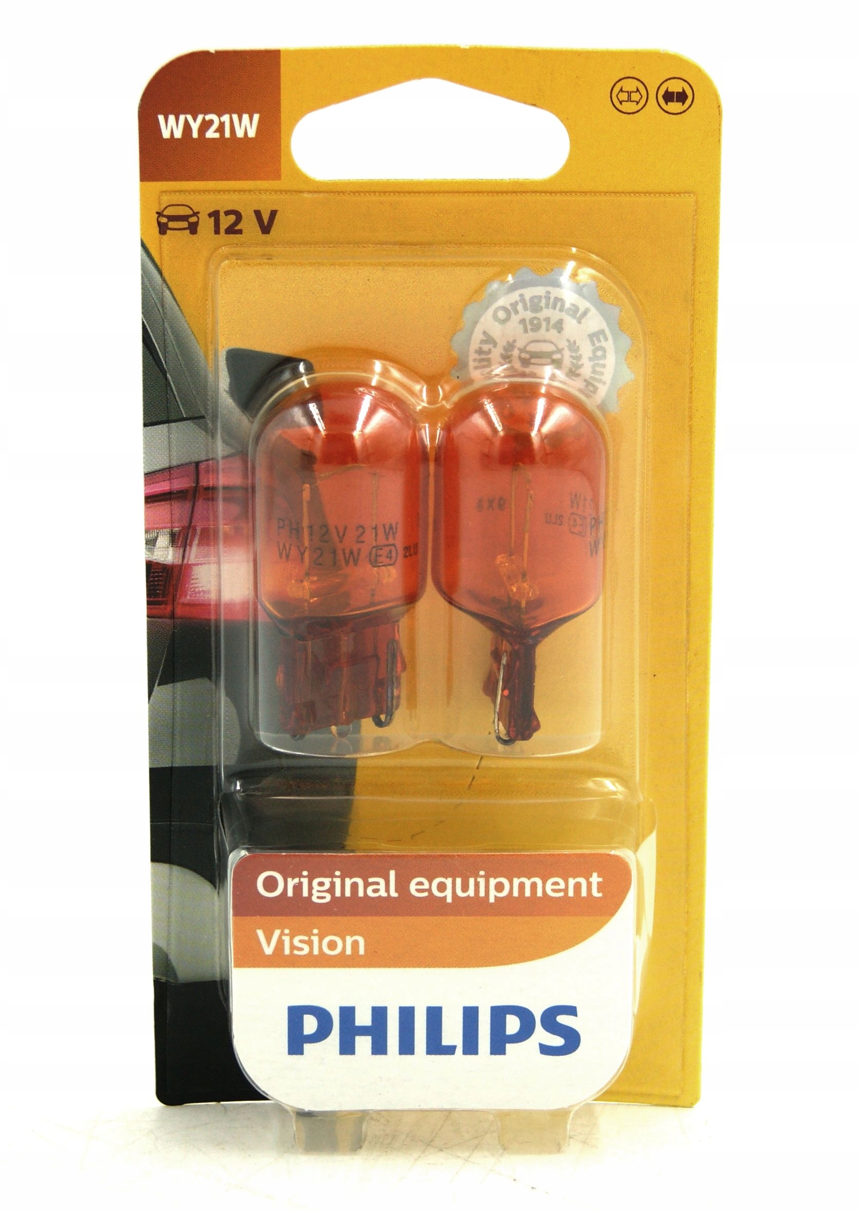 

Philips WY21W Vision 12V 21W 2szt Pomarańczowa