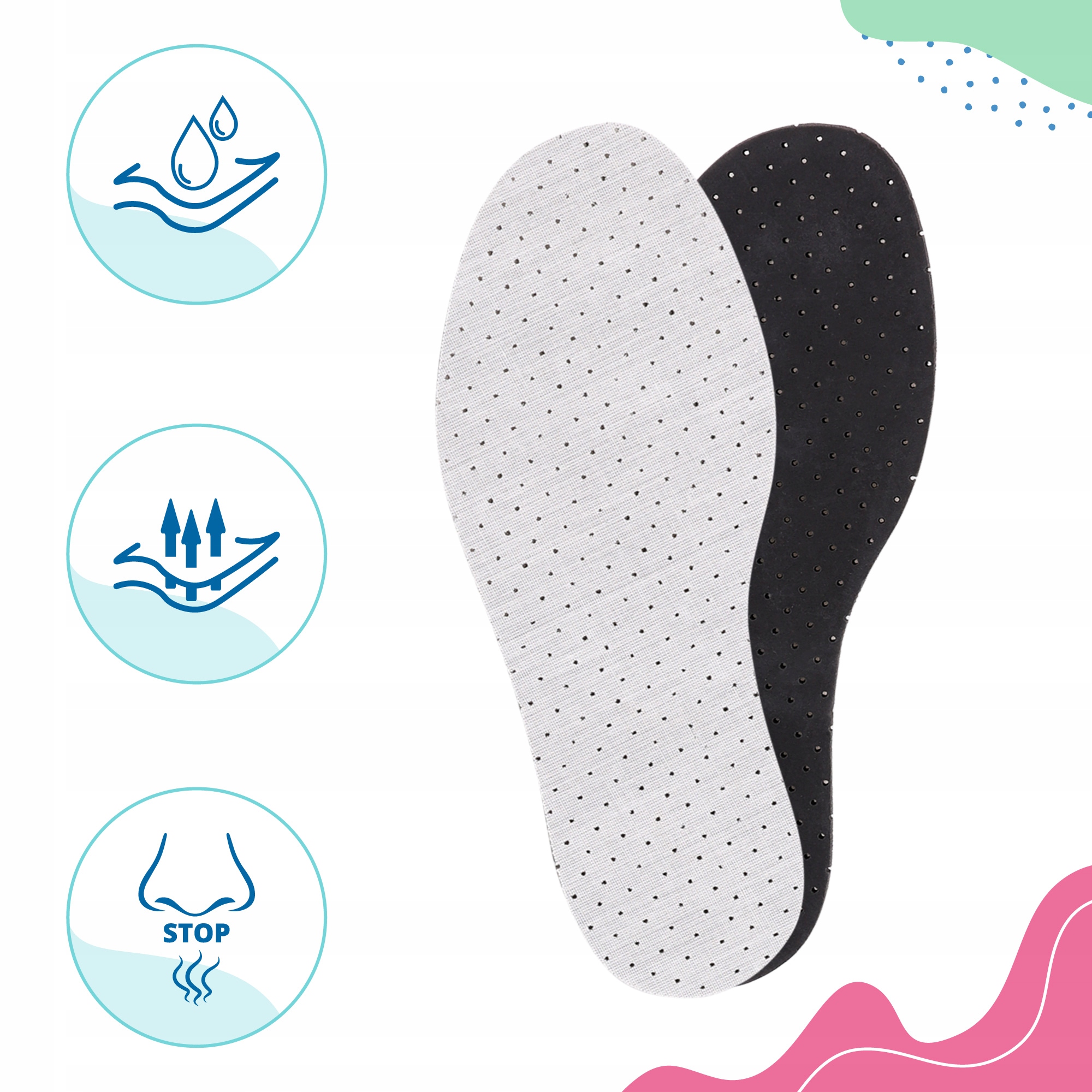 Wkładki do butów Z WĘGLEM dziecięce 29 Stan opakowania oryginalne