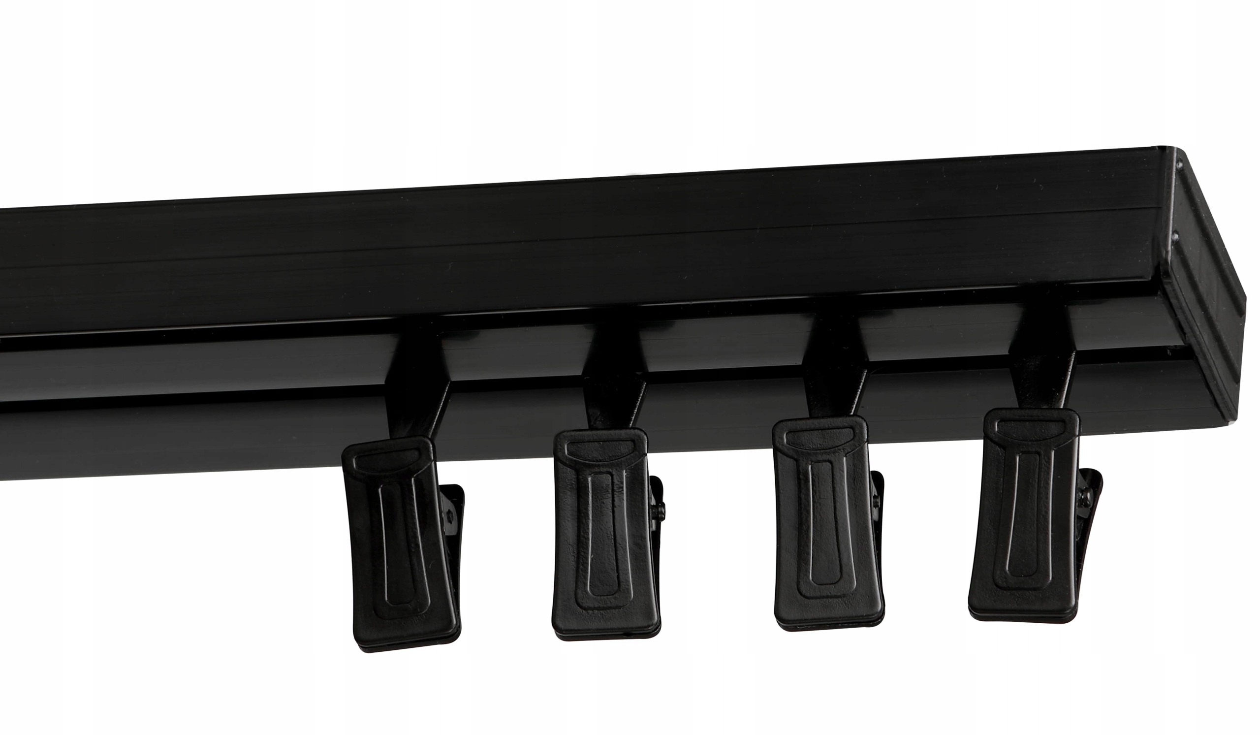 

Karnisz I-torowy 350cm Szyna Pcv Kpl kolor Czarny