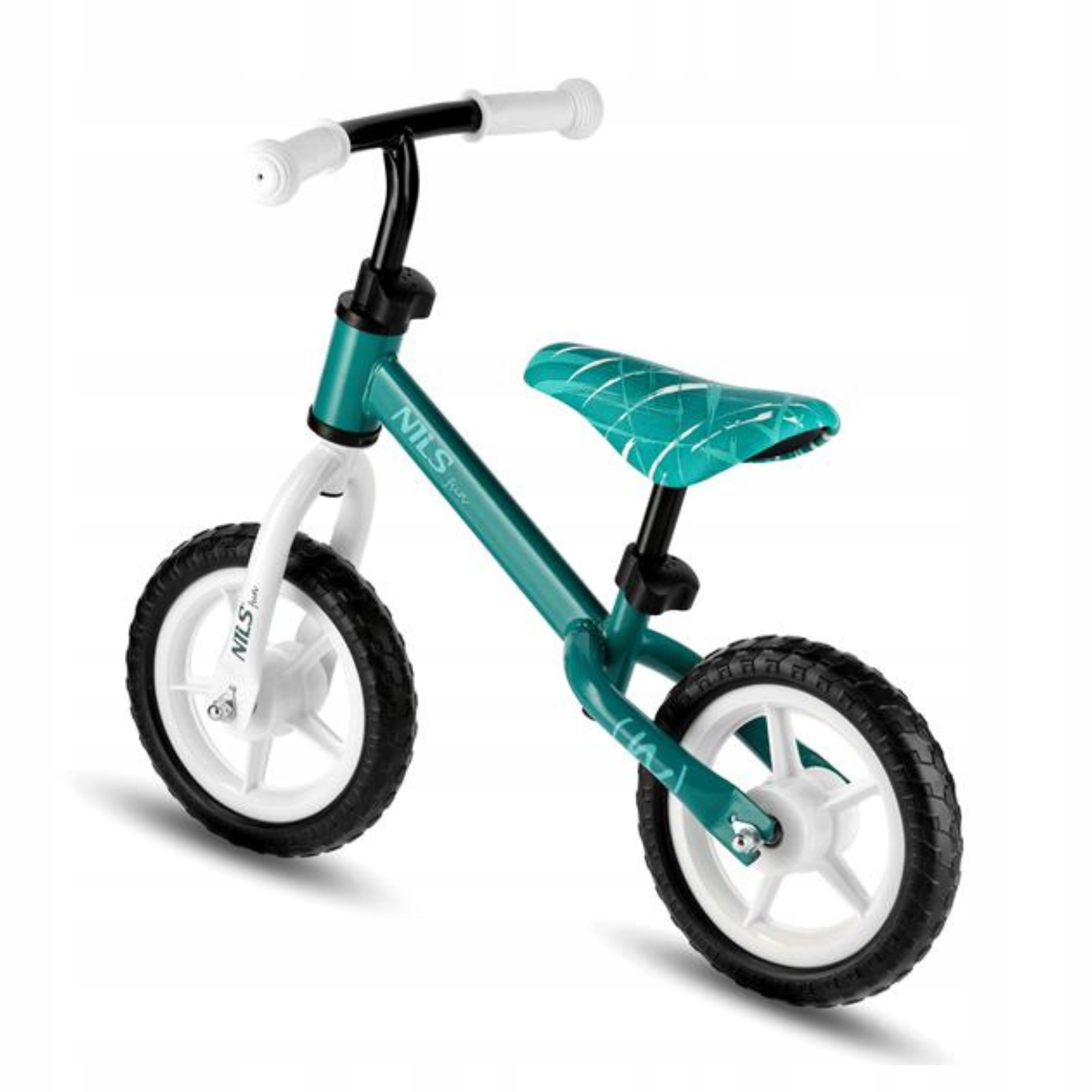 Biegowy rowerek dwukołowy dla dzieci zielony Nils Fun RB134