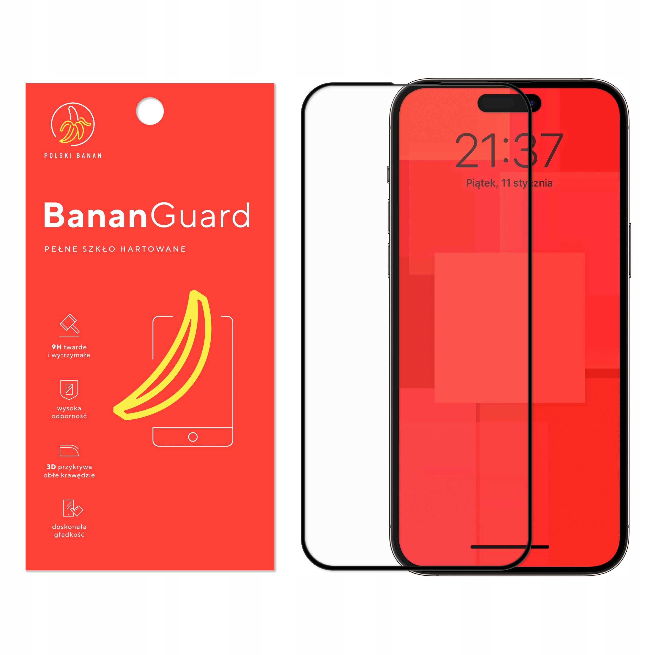 

Szkło Hartowane 3D do iPhone 14 Pro Max