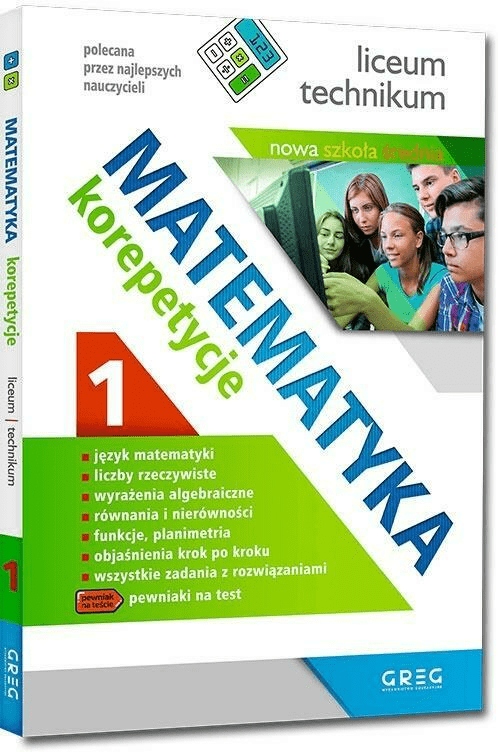 

Matematyka Korepetycje 1 Liceum i technikum Greg