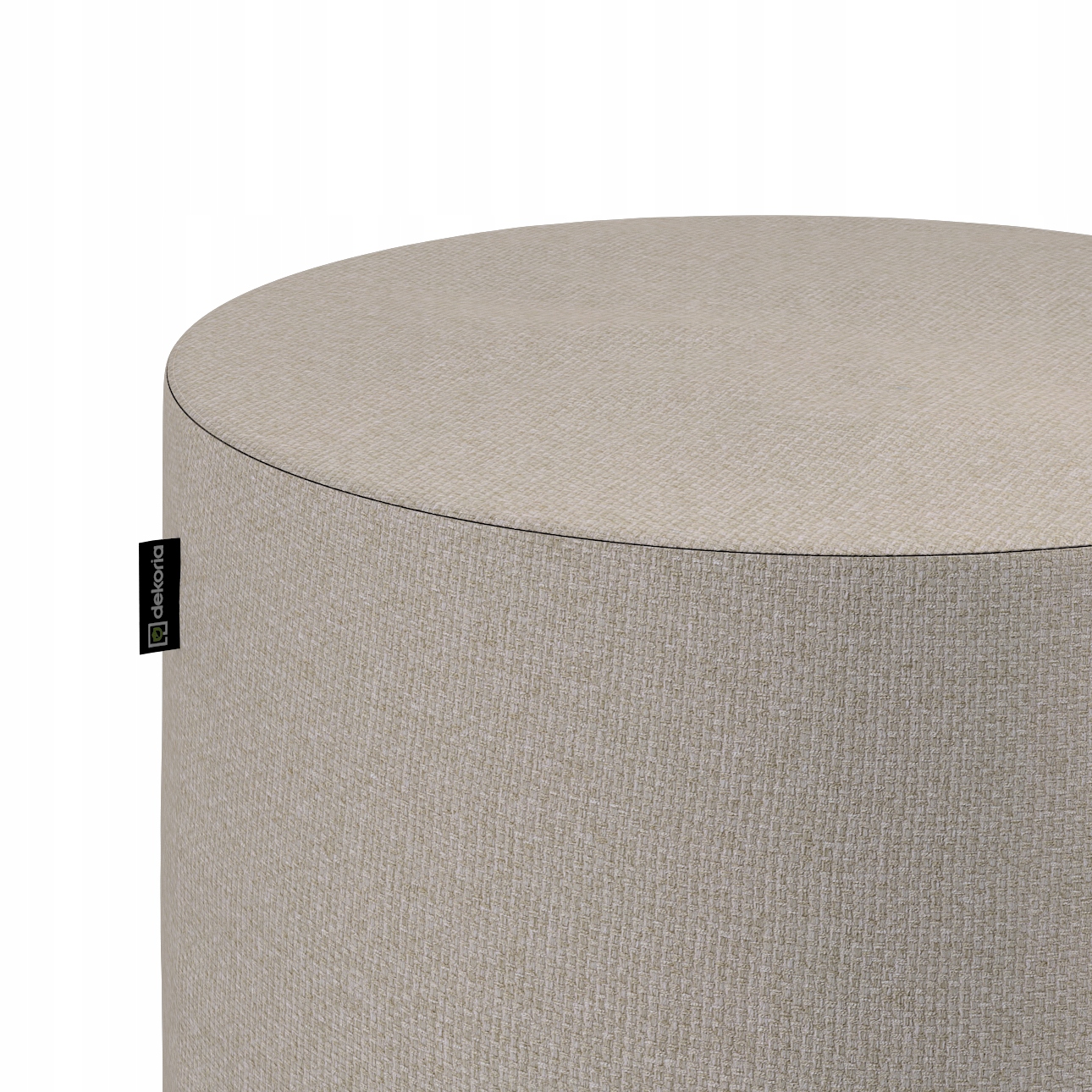 Puf Barrel ø40, výška 40 cm, světle šedý