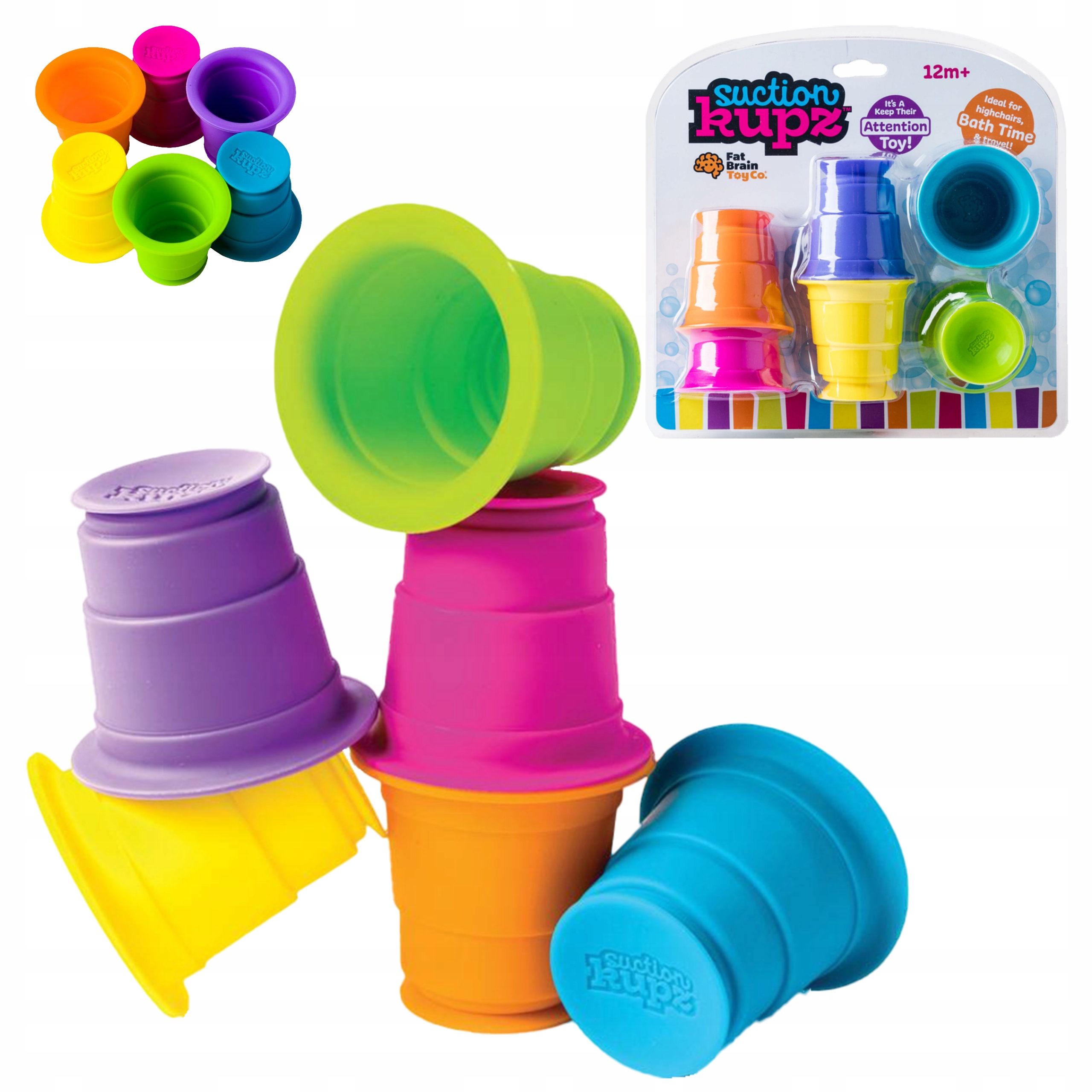 

Kubeczki Przyssawki, silikonowe Suction Kupz.
