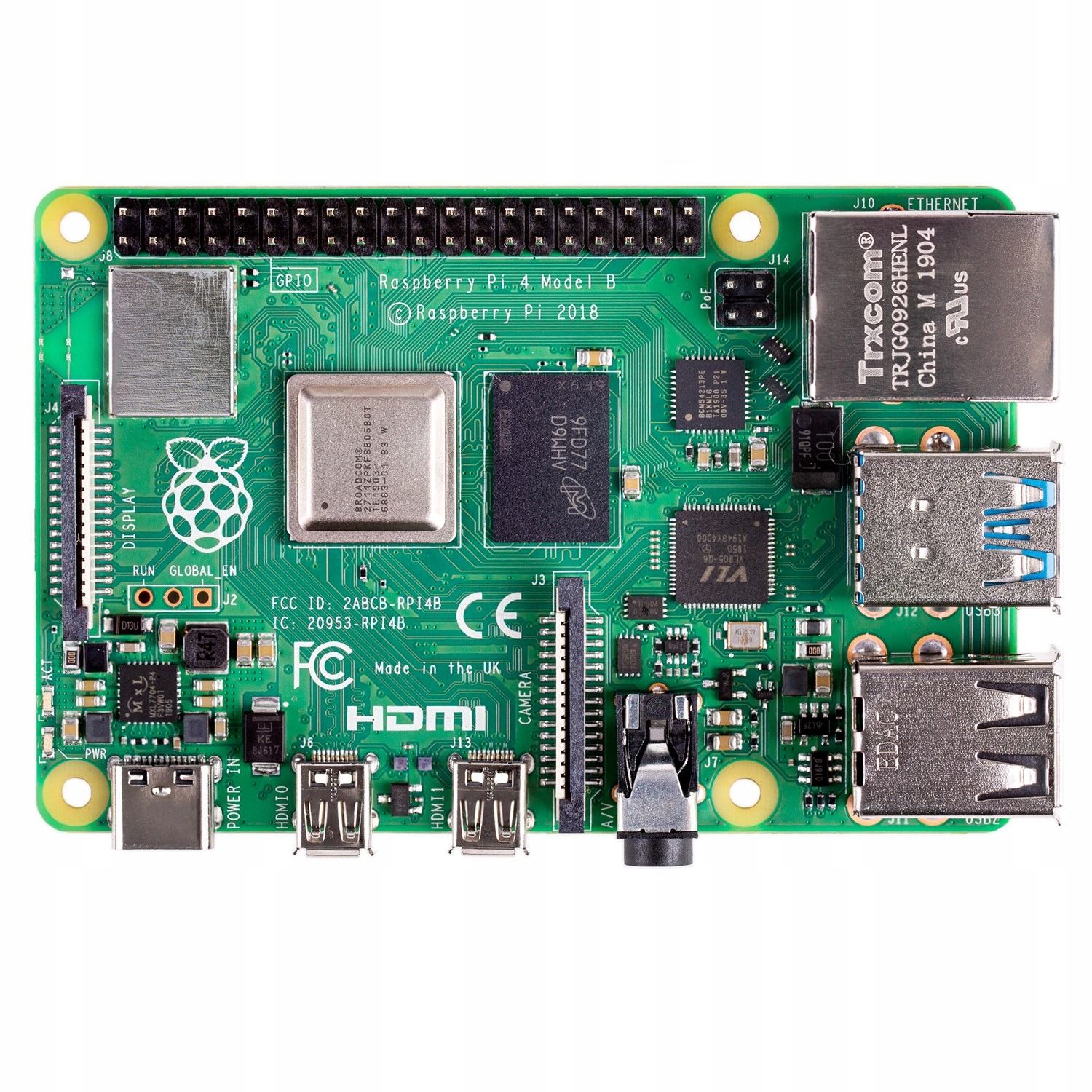 Микрокомпьютер Raspberry Pi 4B 8 ГБ оперативной памяти Стартовый комплект модель Raspberry Pi 4 Модель B