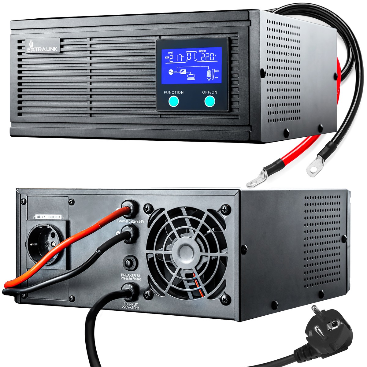 Extralink Blesk 1500VA/1200W náhrada za Volt Sinus Pro Inverter