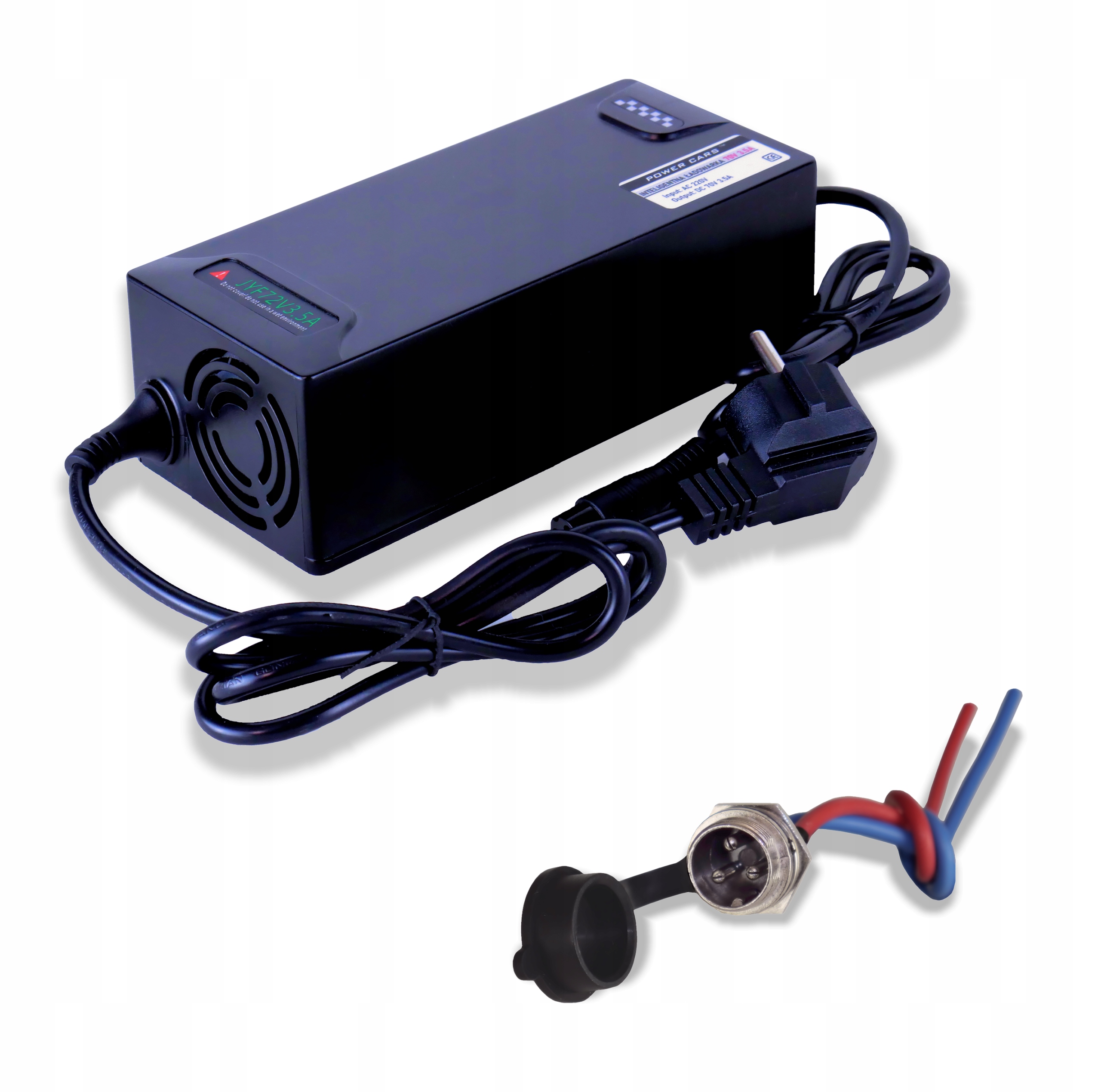 Nabíječka pro gelové a Agm baterie 72V 3.5A pro čtyřkolku, skútr, motokáru