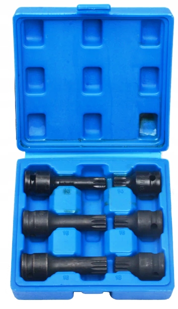 KLUCZE UDAROWE 1/2 SPLINE XZN M14-M18 PIASTA GOLF Mocowanie 1/2