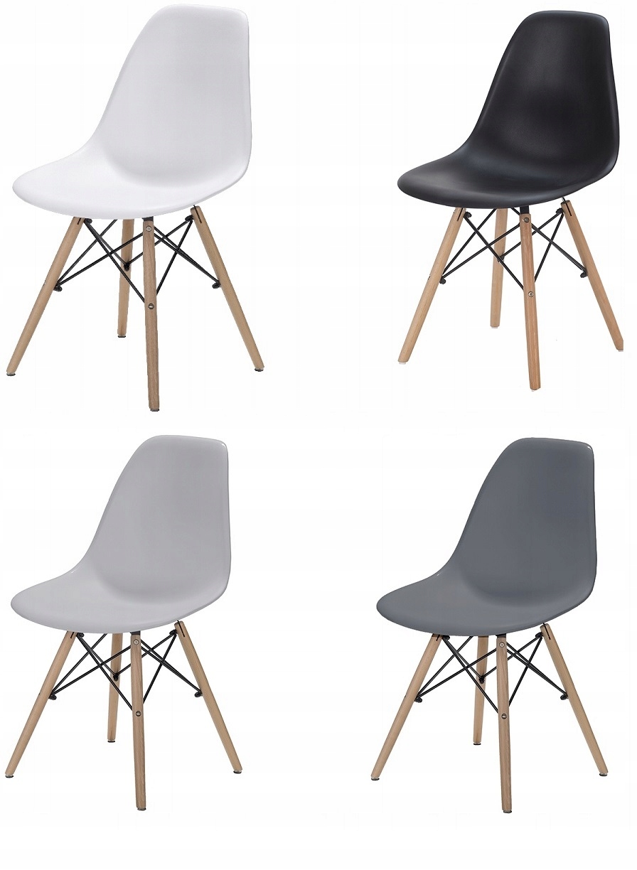 

Zestaw 4x Krzesło Dsw Plastikowe Salon Jadalnia