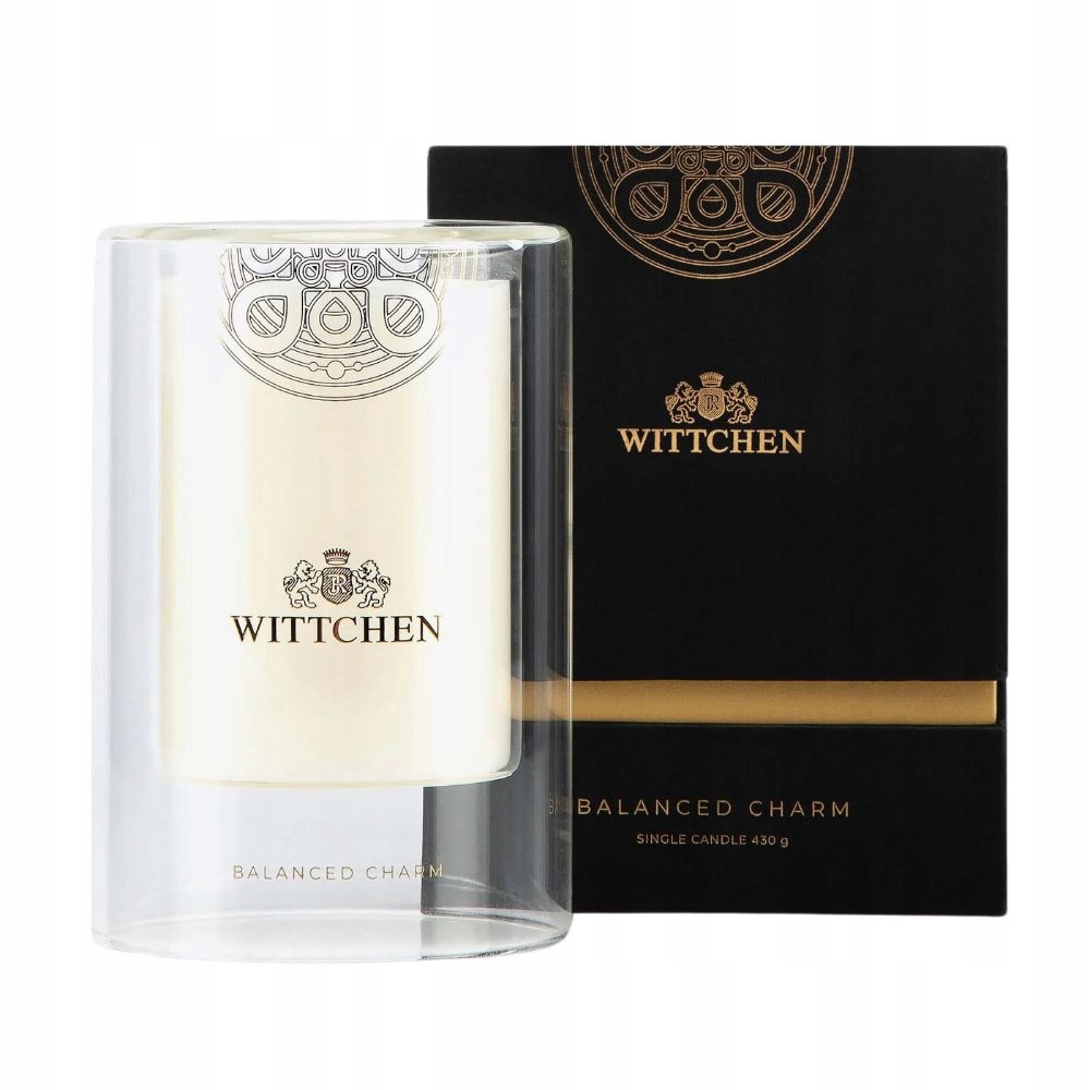 Velká elegantní sójová svíčka Wittchen Balanced Charm 1-HC-105-TB