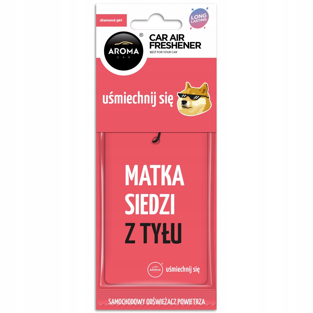 

Odświeżacz Powietrza Zapach Aroma Car Lets Smile