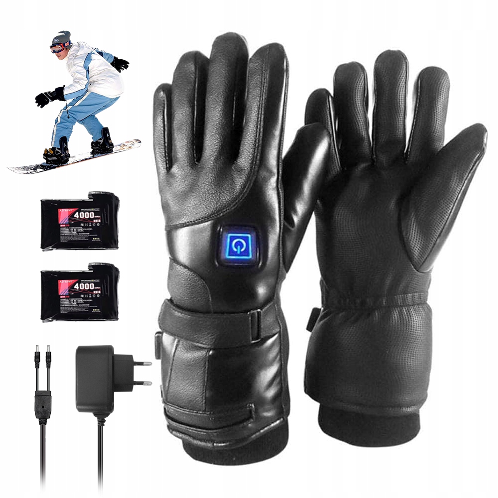 Vyhřívané Pánské Zimní Rukavice Pro Ženy, Voděodolné, 3 Úrovně Vyhřívání