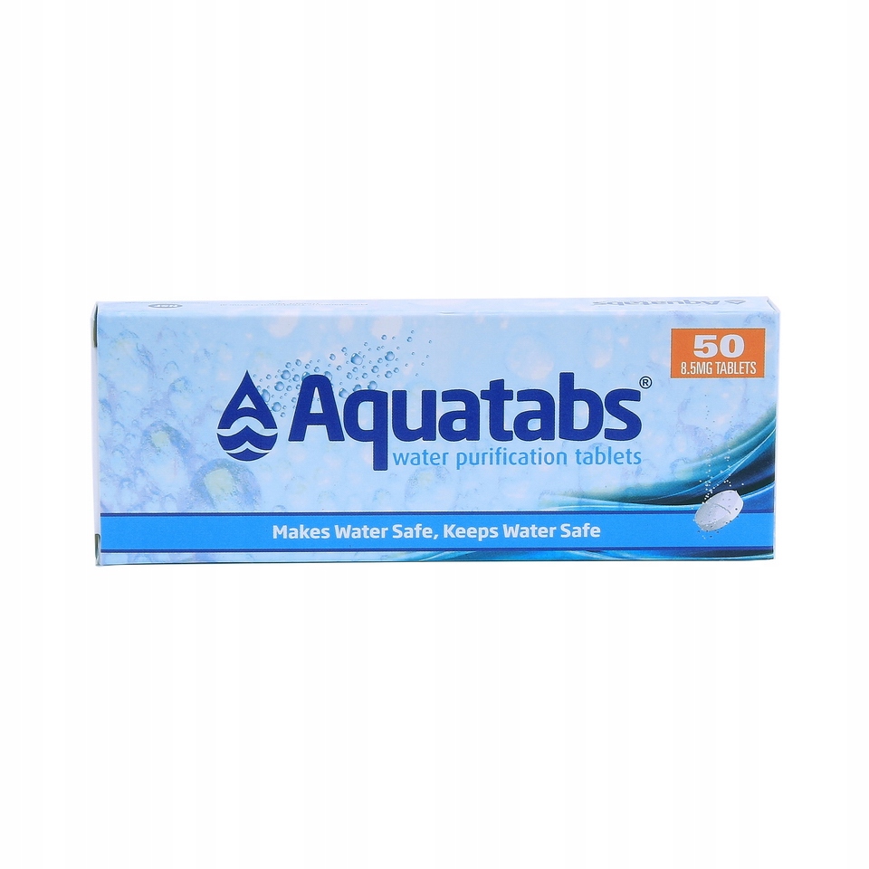 

Tabletki do odkażania uzdatniania wody Aquatabs 50