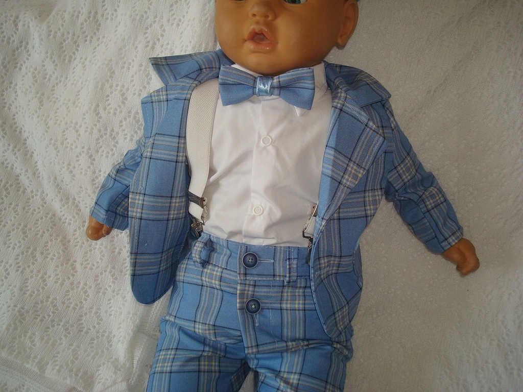 MARYNARKA KOMPLET UBRANKO/CHRZTU/WESELE/86 INNE Płeć Chłopcy