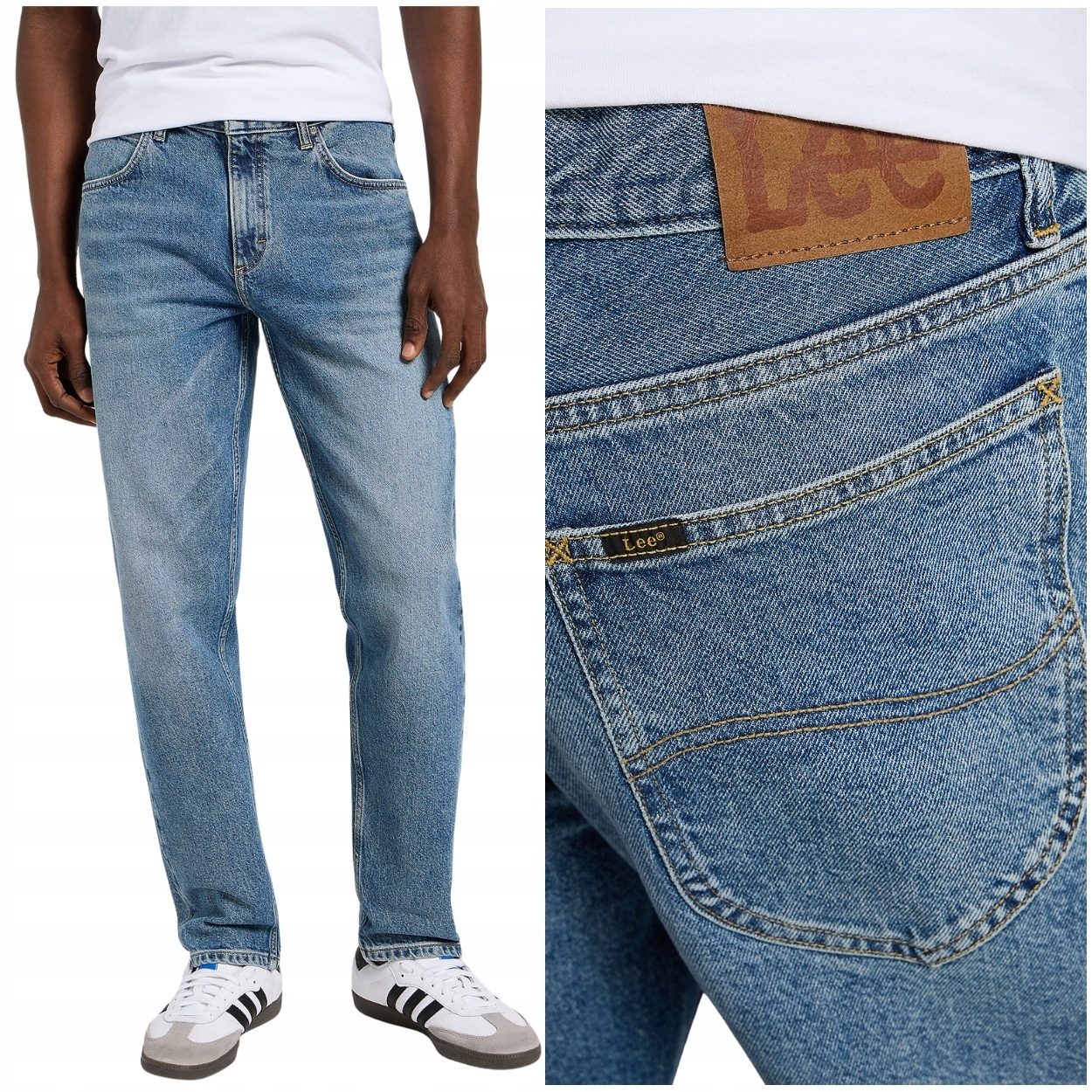 Lee Oscar relaxed tapered Northbound volné zúžené džínové kalhoty W32 L32