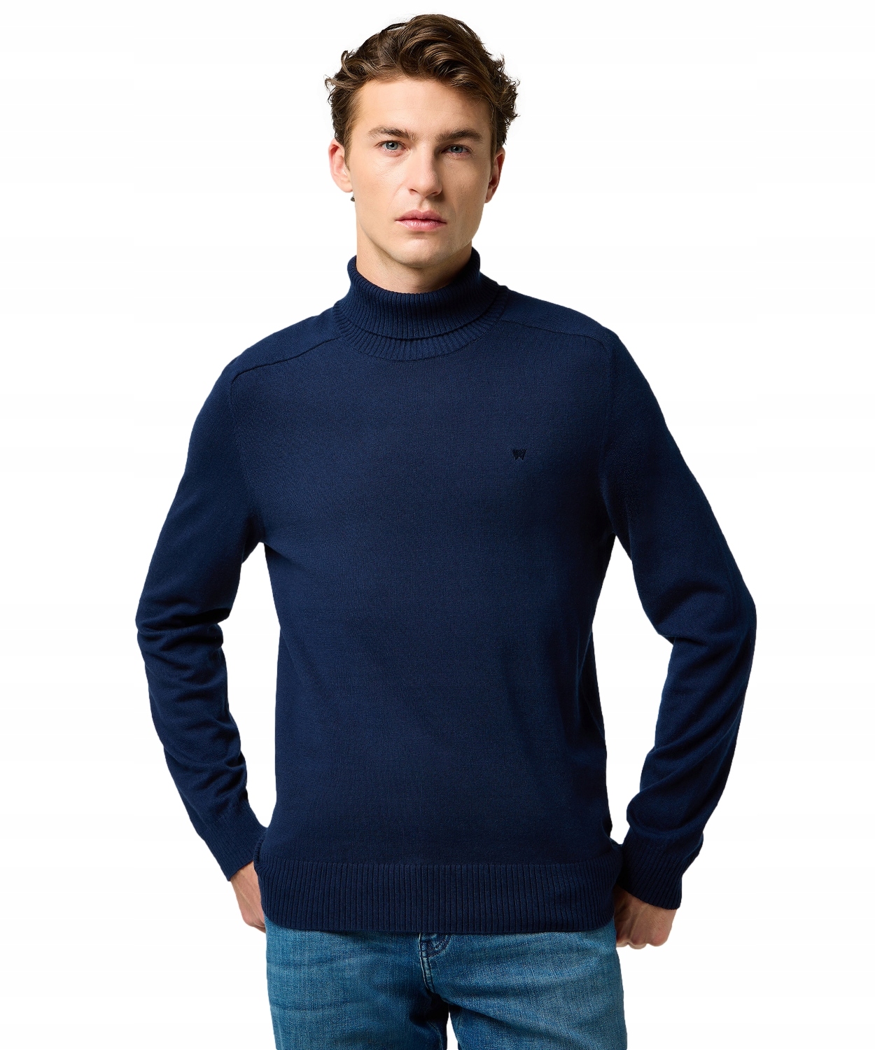 Svetr Wrangler Turtleneck 112371533 Navy XXL