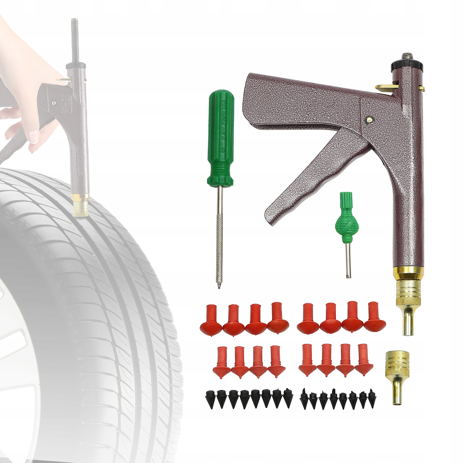 Zestaw do naprawy opon 23*15 cm EAN (GTIN) 6942594883055