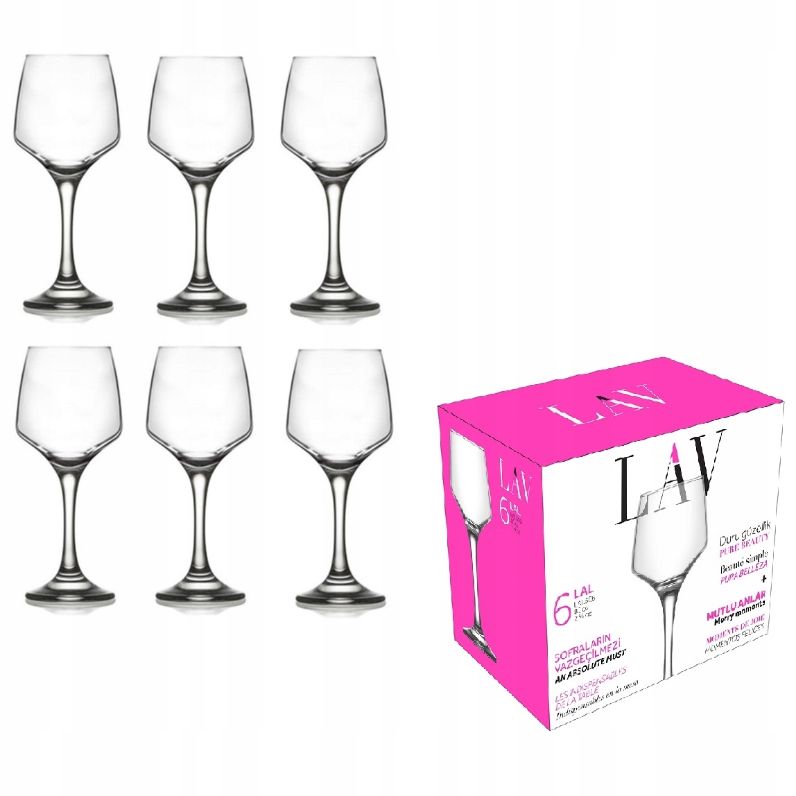 

Lav Lal kieliszki do likieru wódki 80 ml 6 szt