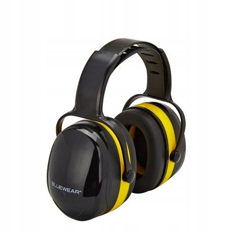 Nauszniki ochronne tłumiące hałas regulowany pałąk