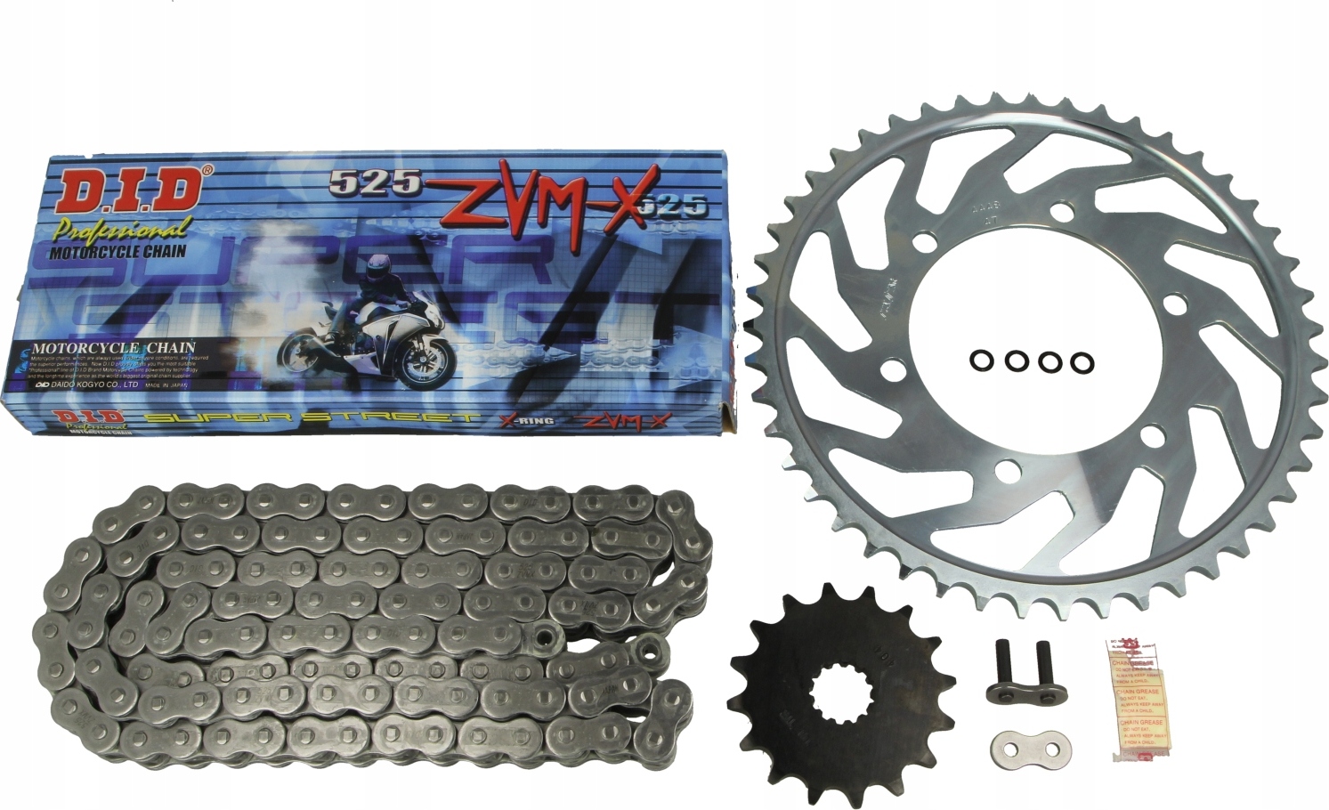 525ZVMXDAYTONA675061 - КОМПЛЕКТ ПРИВОДУ TRIUMPH DAYTONA 675 06-16