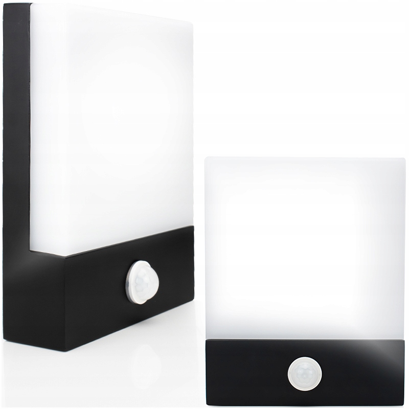 LAMPA LED ZEWNĘTRZNA ŚCIENNA MOCNA OPRAWA WODOODPORNA IP65 CZUJNIK RUCHU