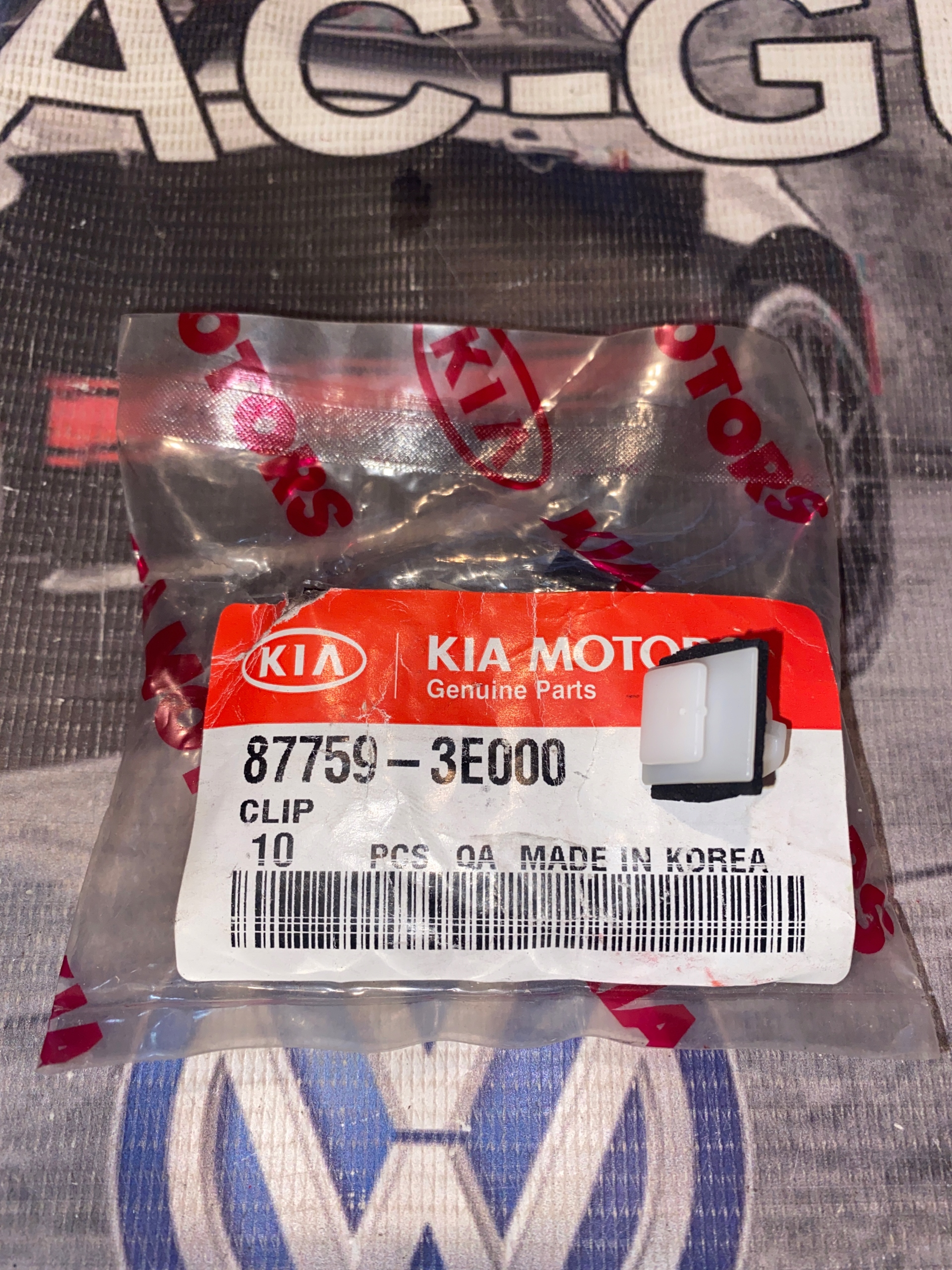 SPINKA, KLIPSY DRZWI KIA SORENTO 87759 3E000