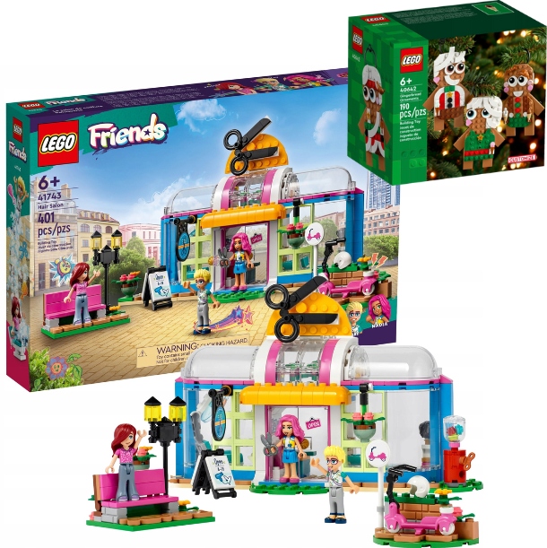 Lego Friends Kadeřnický Salon Heartlake Sada 41743 Lego 40642 Dárků