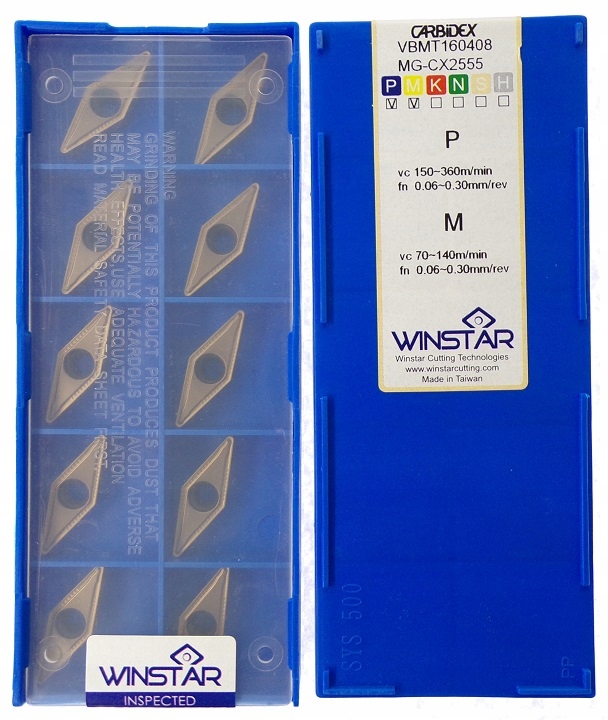 PŁYTKI VBMT 160408 MG-CX2555 STAL INOX Marka Winstar