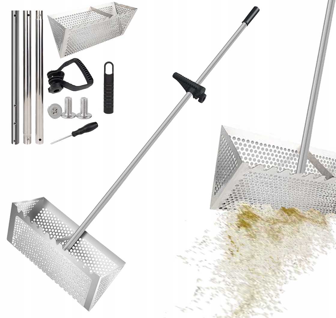 Velký Prosévač Detektor Kovů Lopata Síto Lopata Sand Scoop Na Pláže
