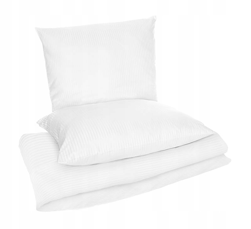 Hotelová přikrývka damašek Premium 160x200 bílá s 5 mm zapínáním na zip