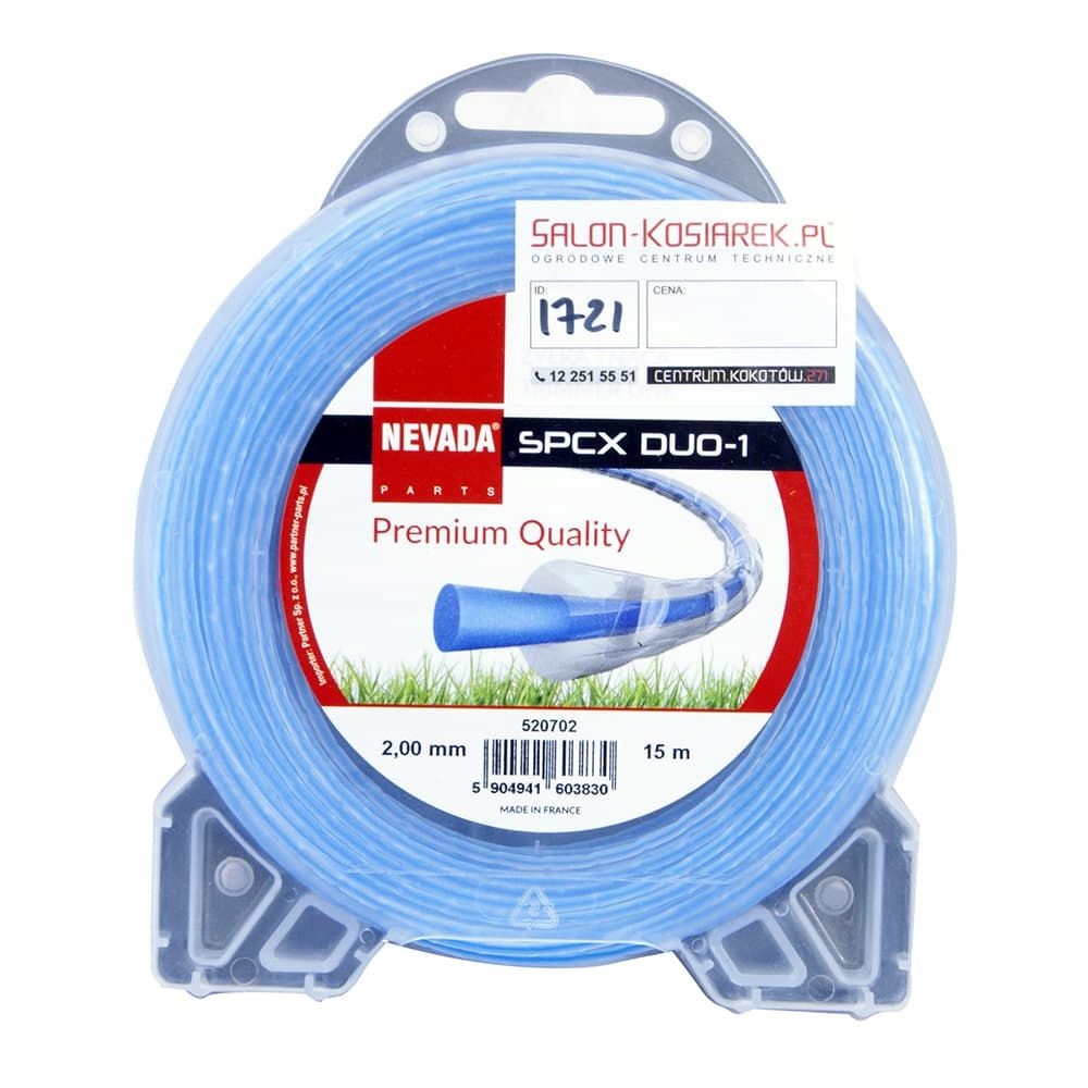 

Żyłka tnąca Nevada Duoline Premium 2,0 mm 15 m
