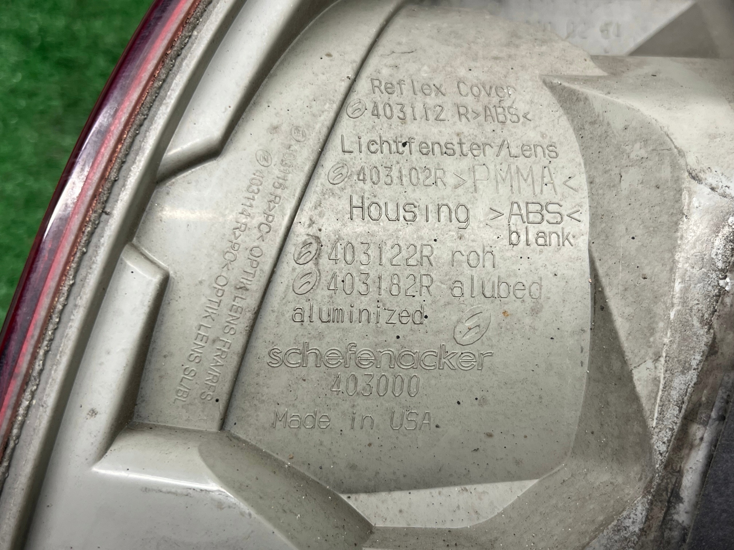 light right rear MERCEDES-BENZ R KLASA W251
