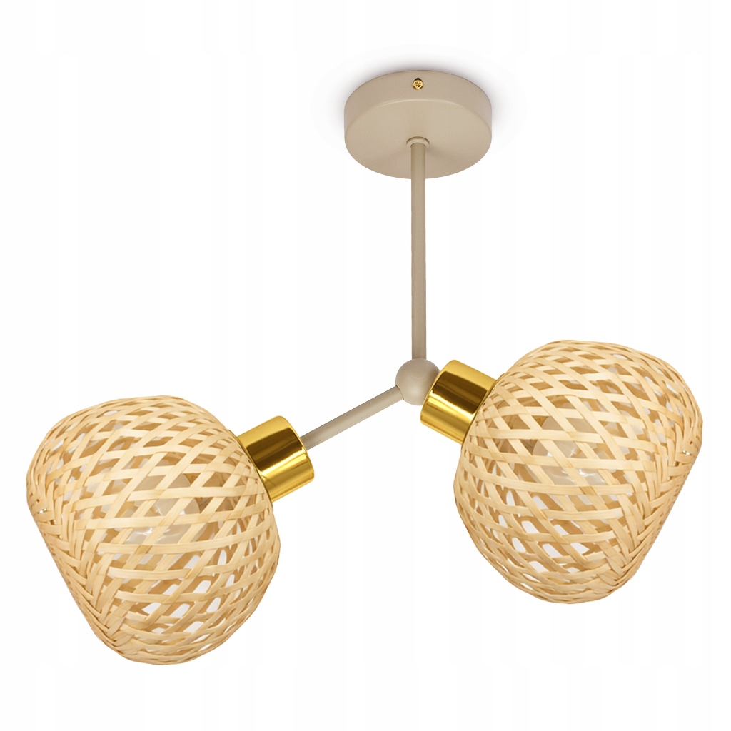 Moderní stropní svítidlo béžová zlatá E27 Led do kuchyně obývacího pokoje stůl