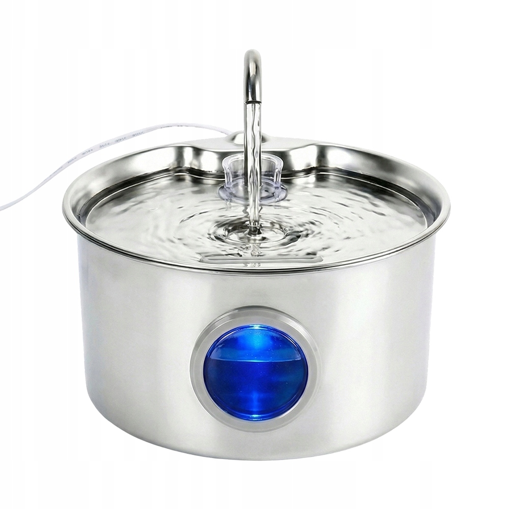 Poidełko Fontanna Dla Kota Psa Automatyczne Nierdzewna 2.6L Filtr