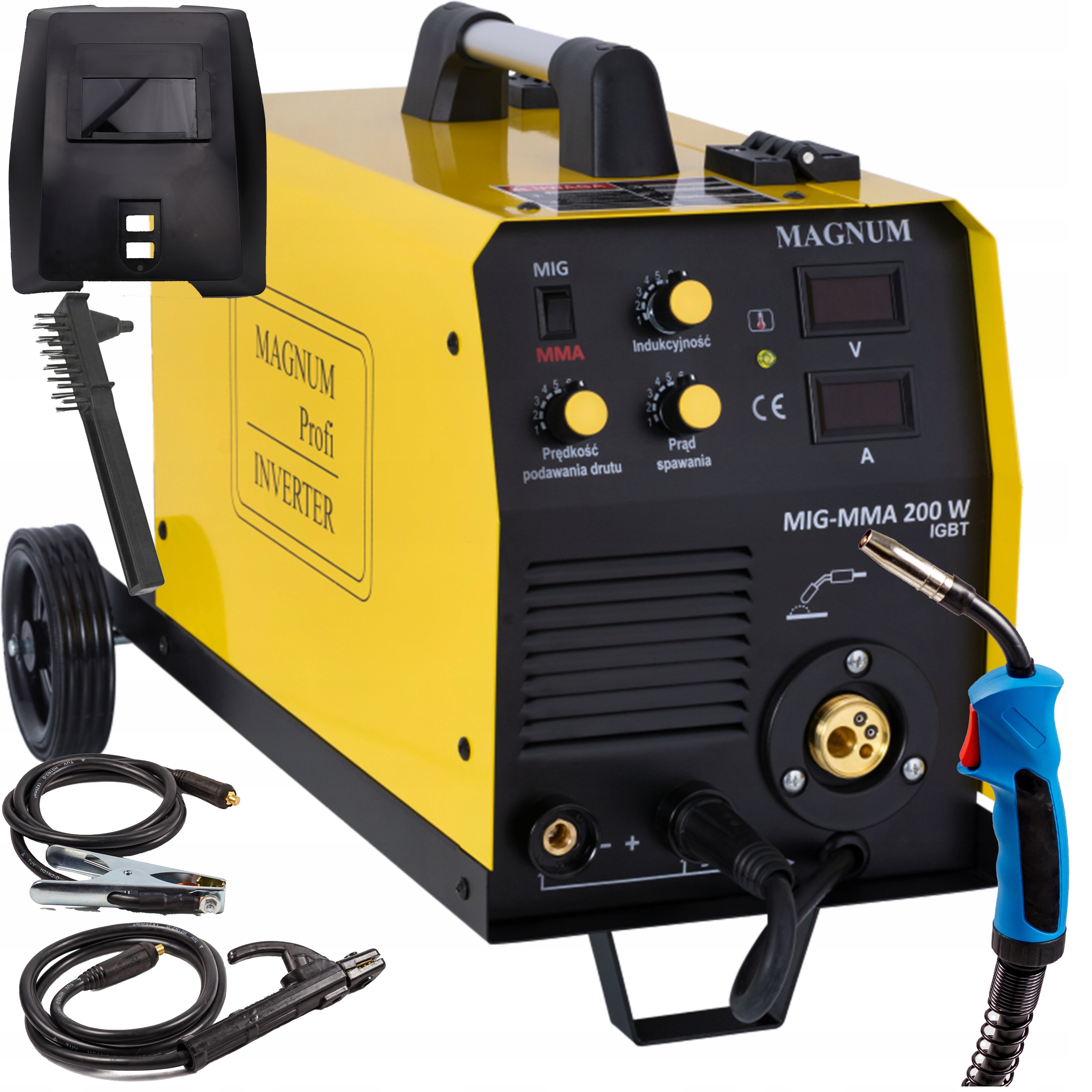 Spawarka Mig Mag Mma 230V Igbt – Magnum Mig 200W MB15 3m