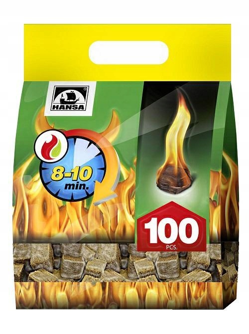 ROZPAŁKA DO GRILLA HANSA Duże opakowanie 100 szt. EAN (GTIN) 4779022360800
