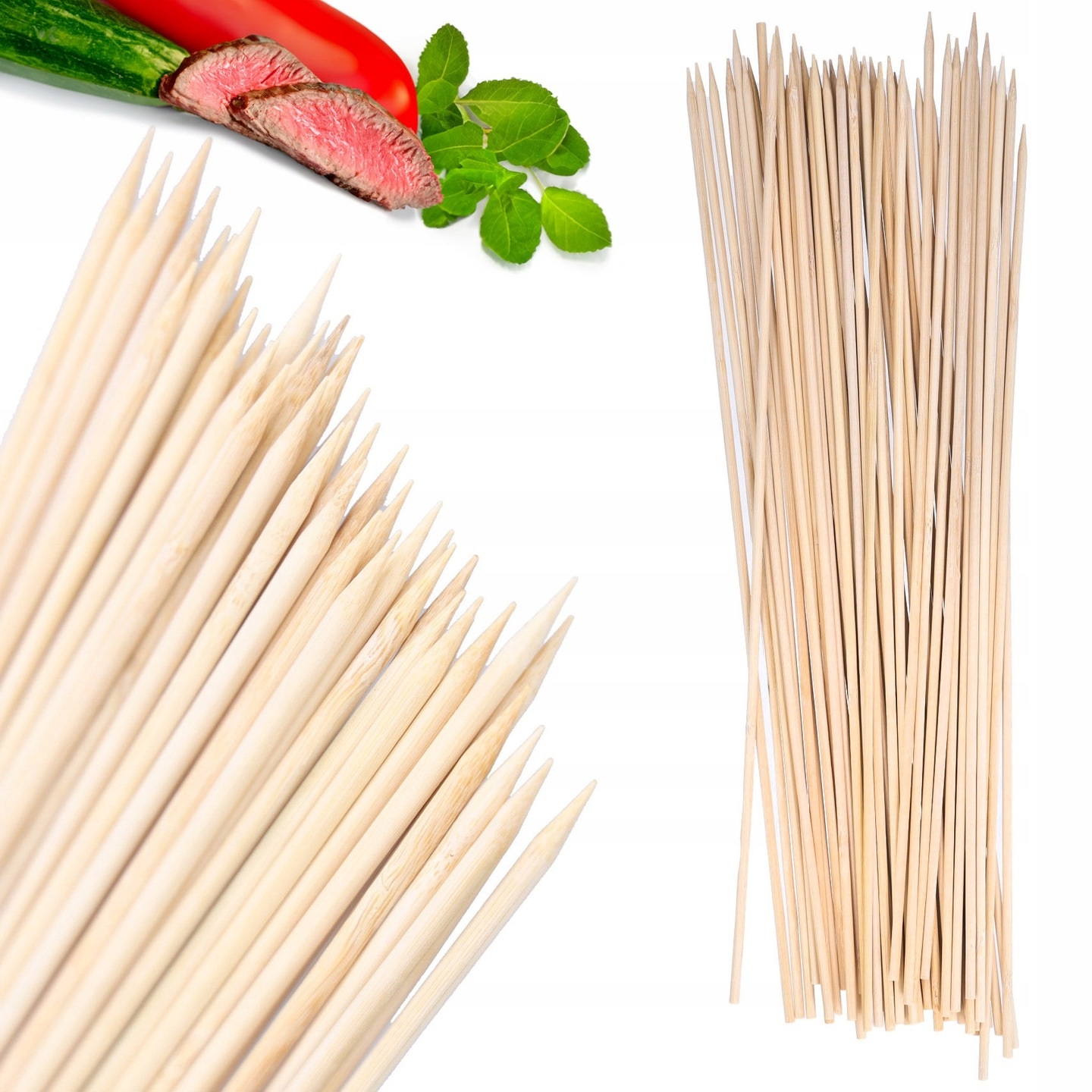 Szpikulce do szaszłyków patyki 30 cm wykałaczki