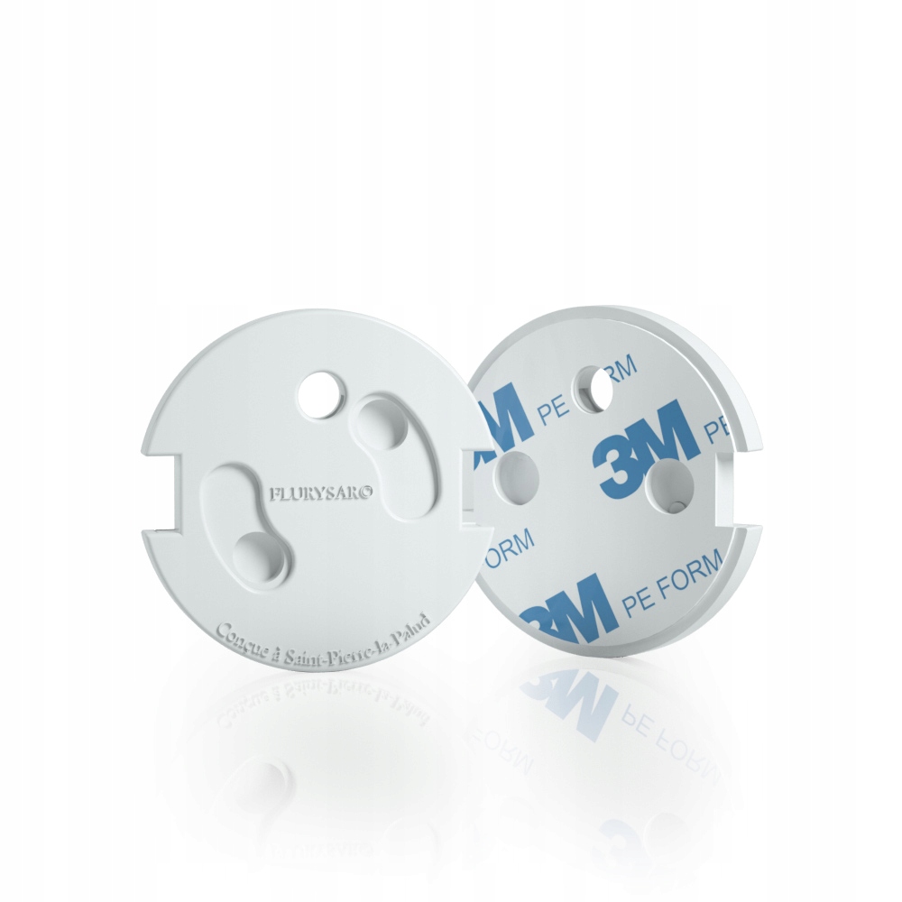 ZABEZPIECZENIE GNIAZDEK ZAŚLEPKI DO KONTAKTÓW BLOKADA OCHRONNA 10 sztuk Kolor biel