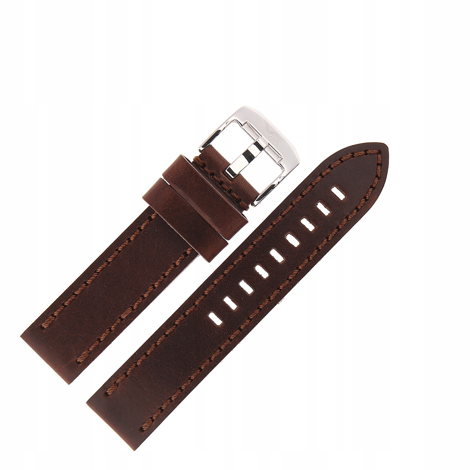 Pásek Space Race Kůže (A661) hnědý, tmavý, lesklý