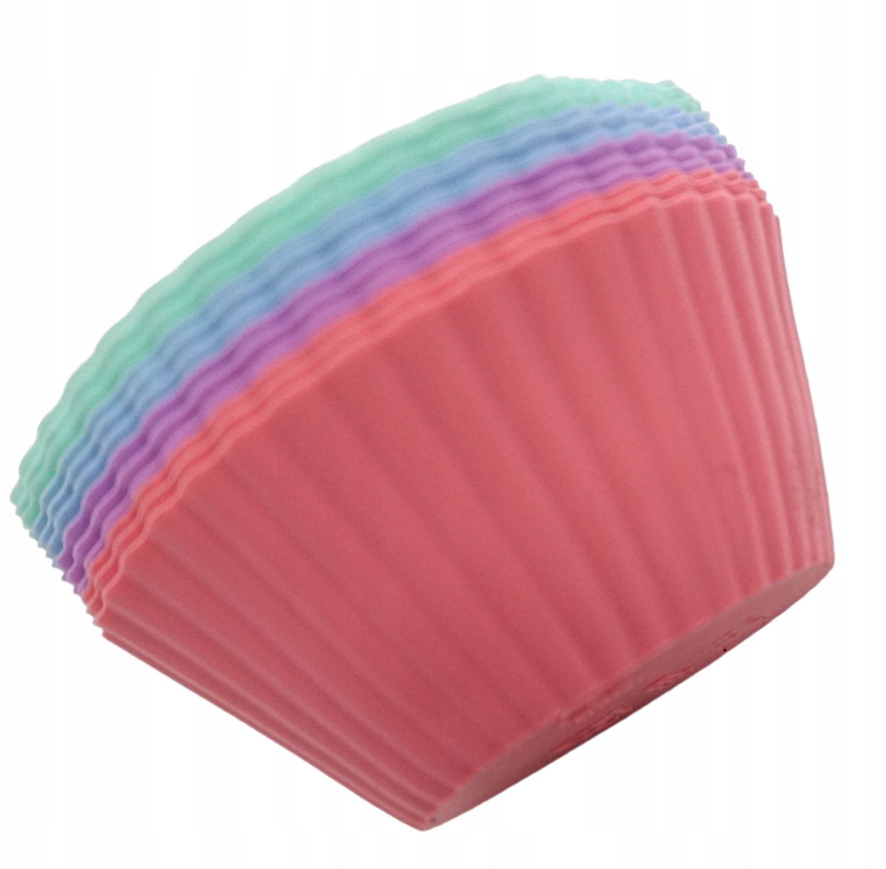 FOREMKI SILIKONOWE NA MUFFINKI BABECZKI FORMA DO PIECZENIA PAPILOTKI 12 SZT Materiał silikon