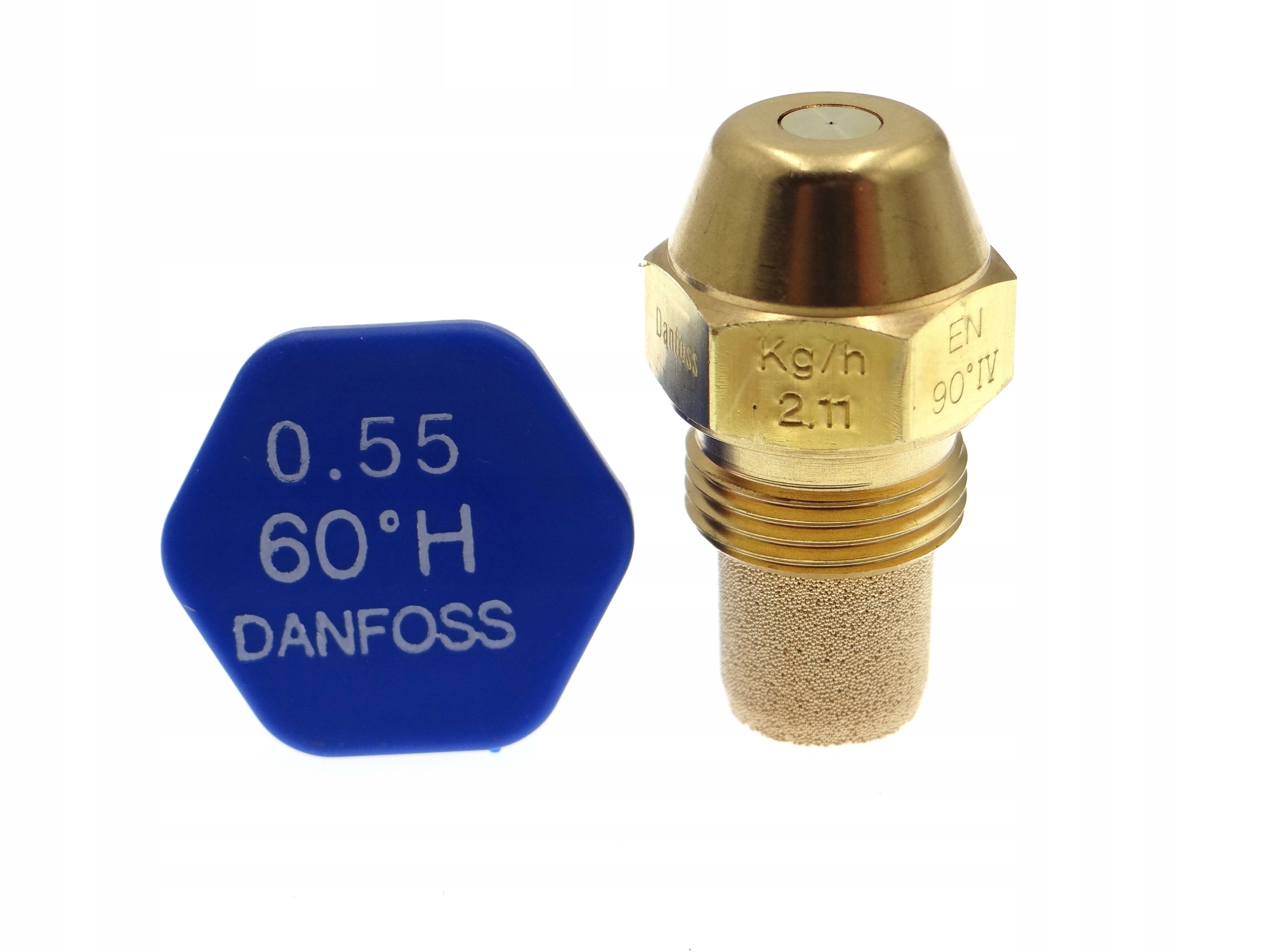 Tryska Danfoss pro olejové hořáky 0,55 USgal/h 60°H 2,11 Kg/h