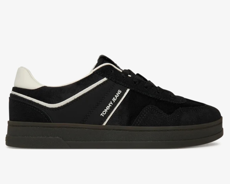 Tommy Jeans tenisky Tjw Court černá barva EN0EN02552 tenisky vel. 37