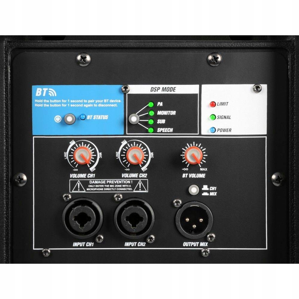 Kolumna aktywna ProAudio Bi-Amp PD412A 1400W BT EAN (GTIN) 8715693289695