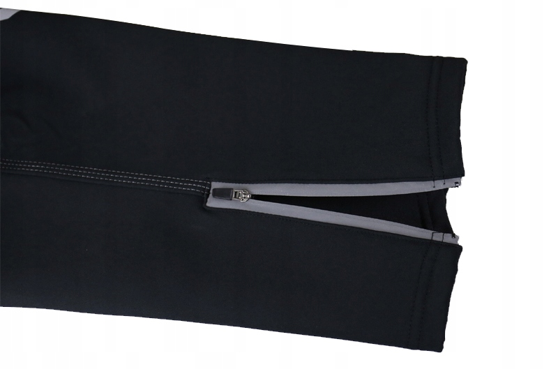 SPODNIE ROWEROWE KOLARSKIE ZIMOWE OCIEPLANE DŁUGIE MĘSKIE WYGODNE ZIMA 6XL Kolor czarny