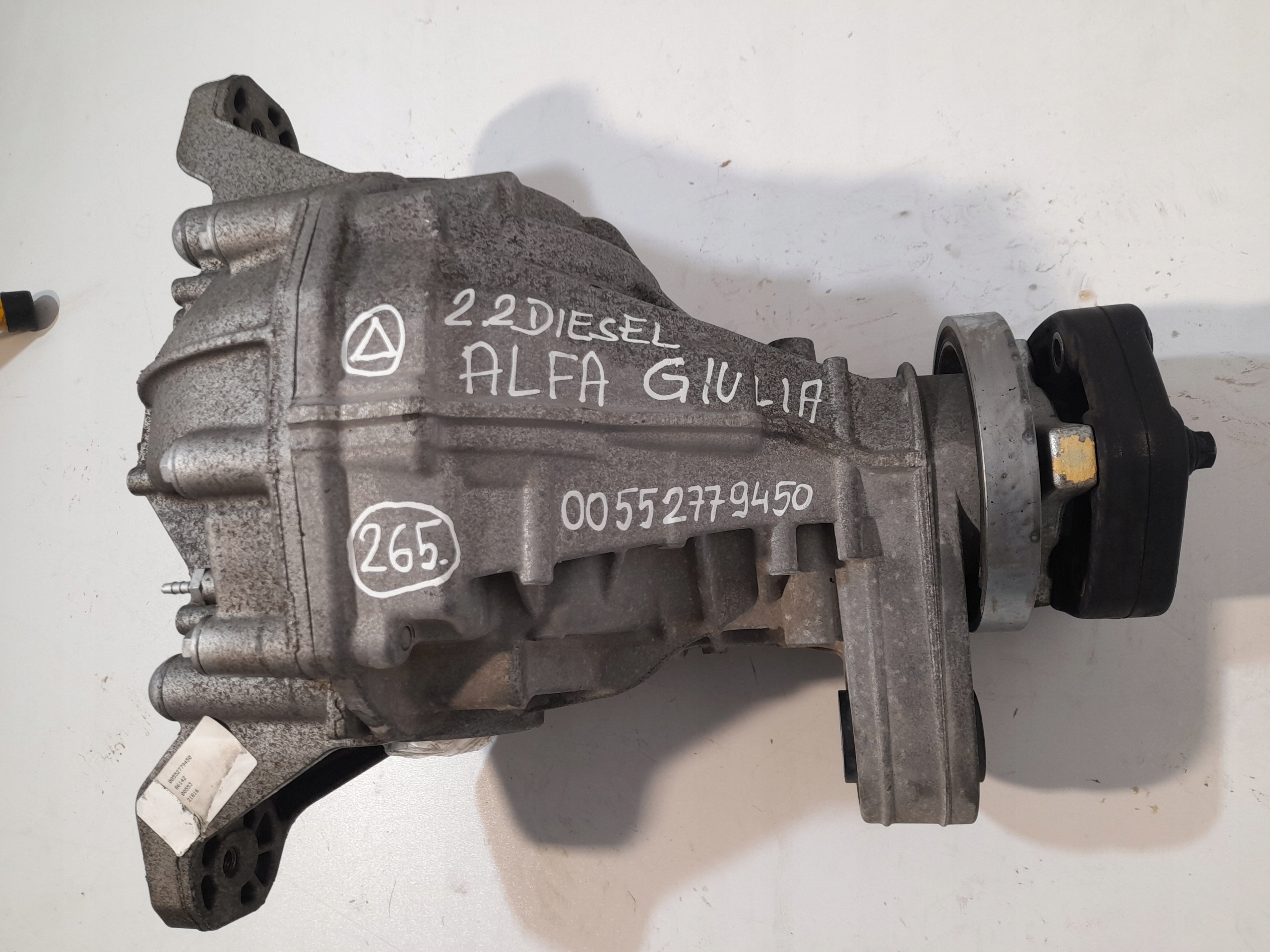 ALFA ROMEO GIULIA differential diff 00552779450 / 2.2 DIESEL (265)