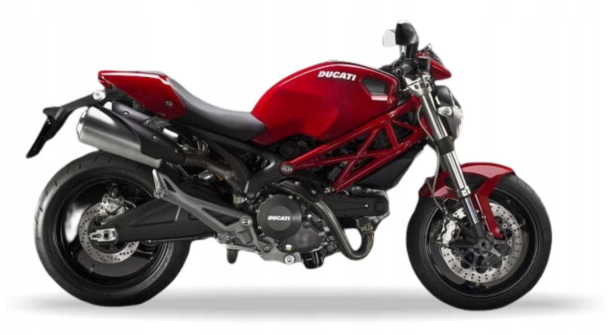 Samolepky Na Motocykl Juula Pro Ducati Monster 696 2011 Červené