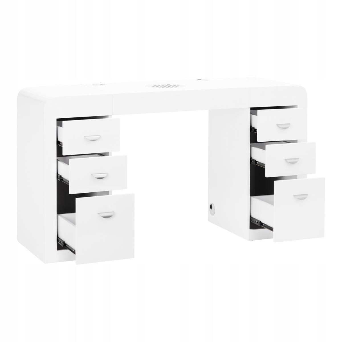 Kosmetický stůl 314 s kazetovým absorbérem, bílý