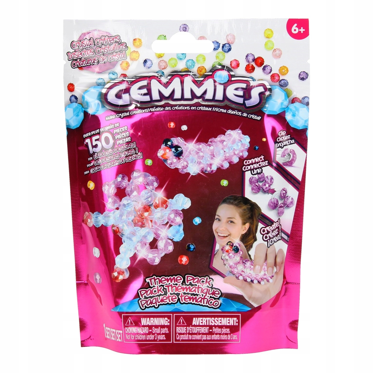 

Tm Toys Gemmies Zestaw 150 Elementów Robaczki